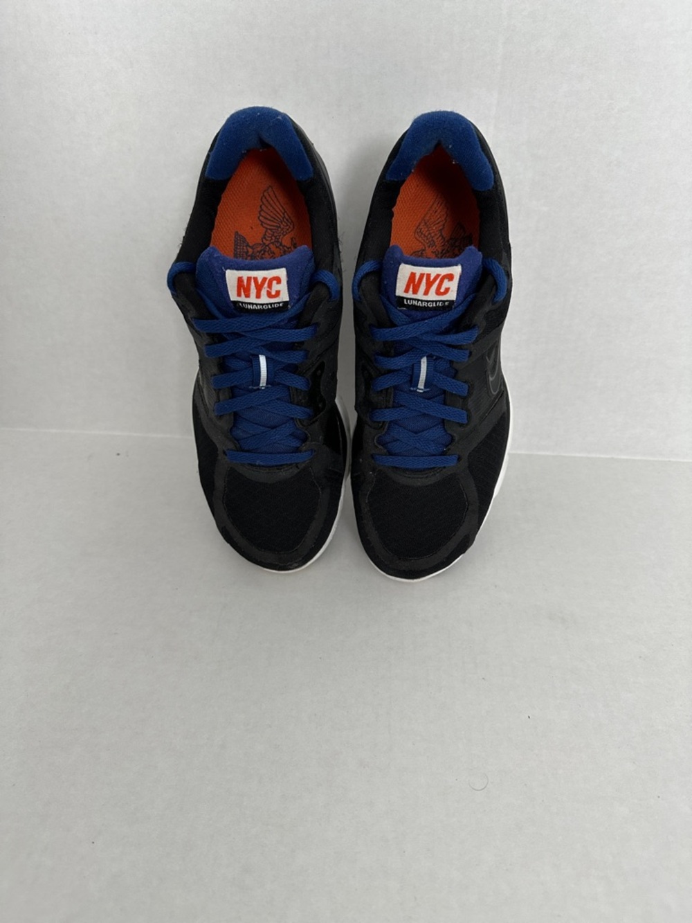 NYC Lunarglide Sneakers with Blue Laces